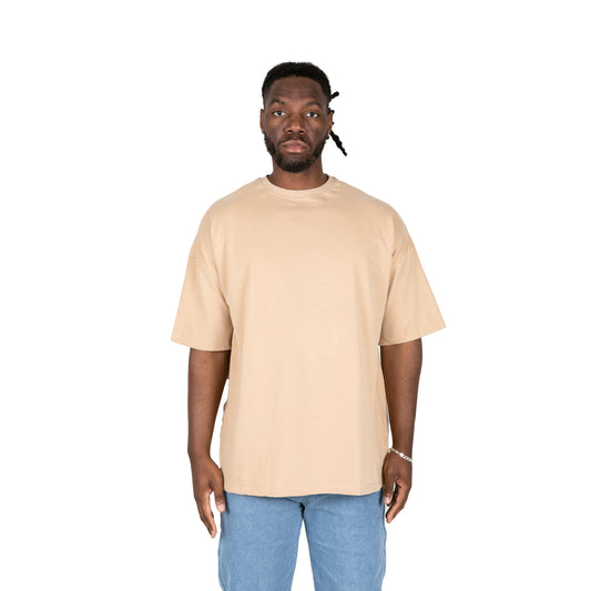 OVERSIZED TEE - TAN