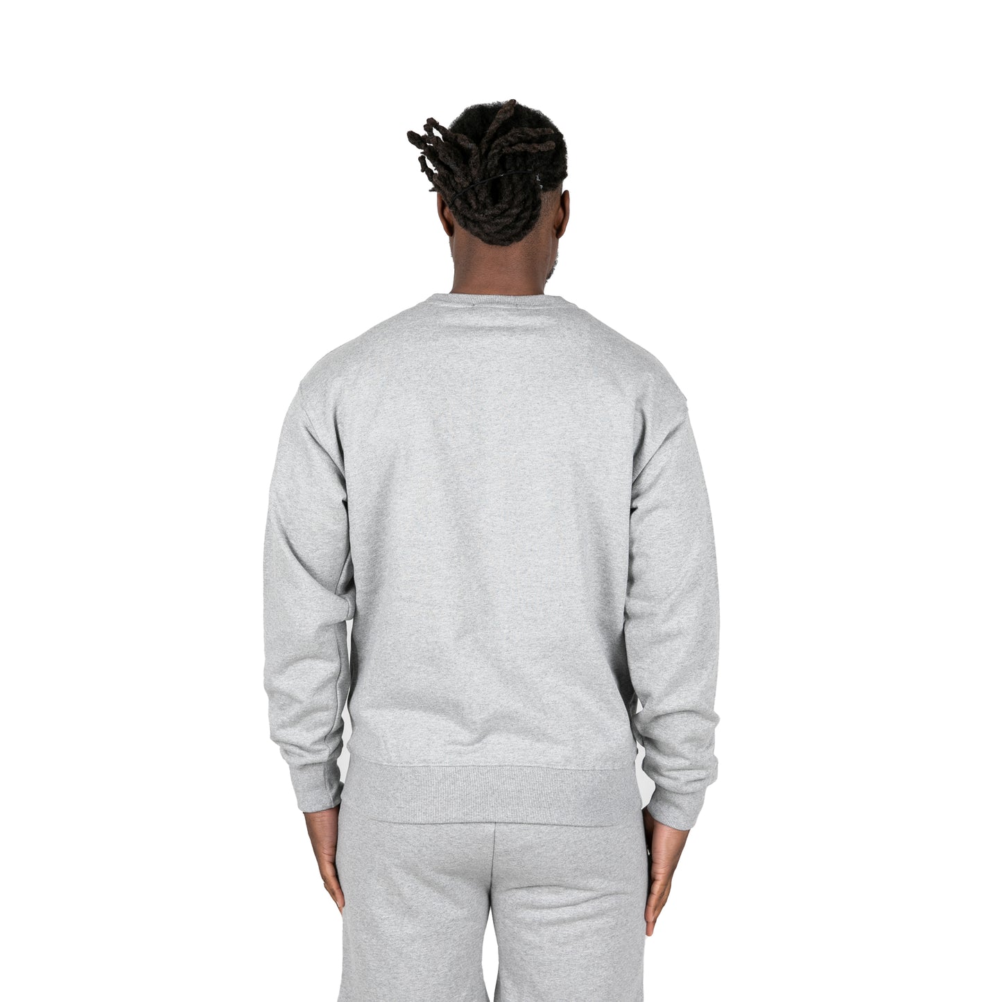 CREWNECK - HEATHER GREY
