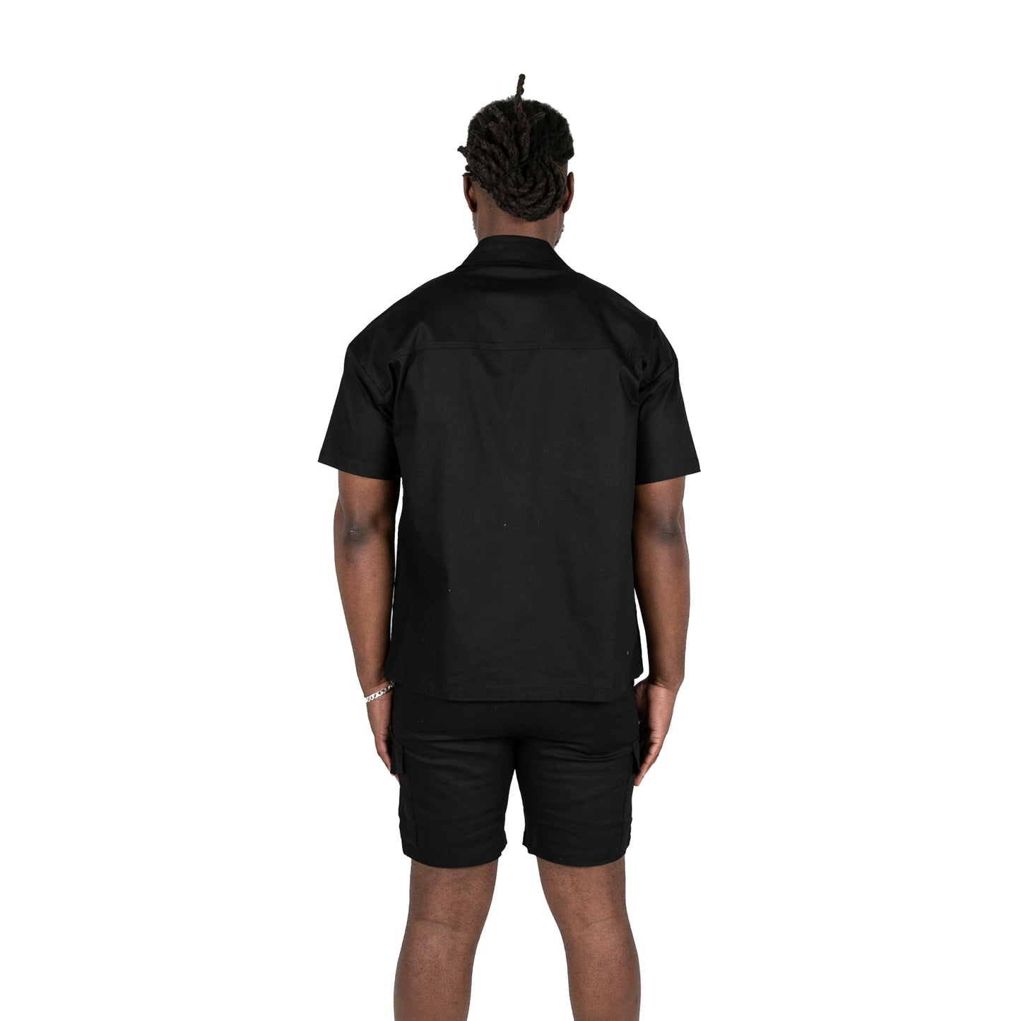 MILITARY SHORT SLEEVE SHIRT - BLACK