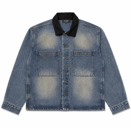 CONTRAST DENIM JACKET