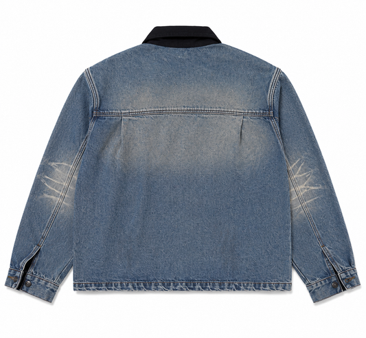 CONTRAST DENIM JACKET