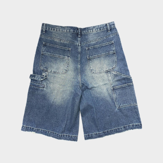 EXTRA BAGGY CARPENTER SHORTS - DARK BLUE