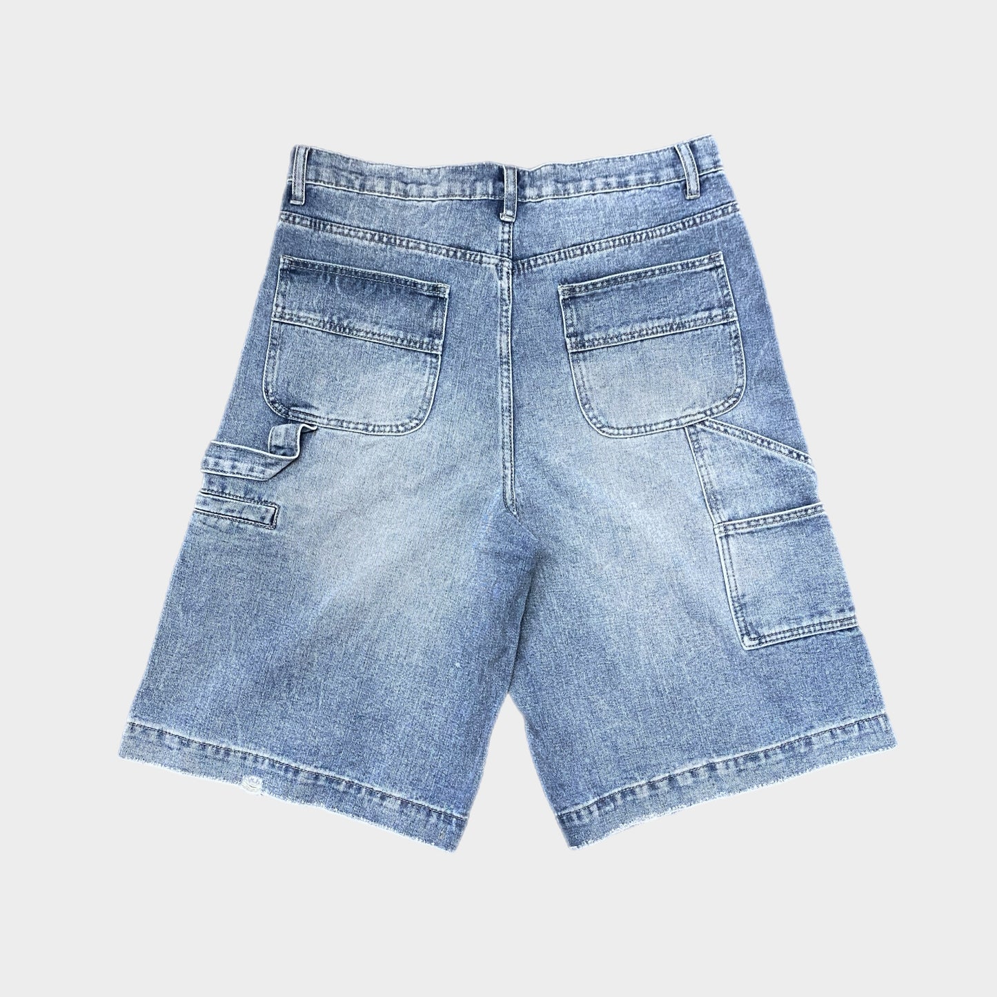 EXTRA BAGGY CARPENTER SHORTS - LIGHT BLUE