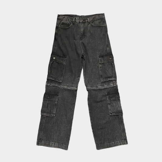 2 IN 1 PANTS - INDIGO BLACK