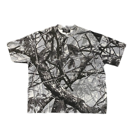 HUNTING CAMO TEE - GRAY