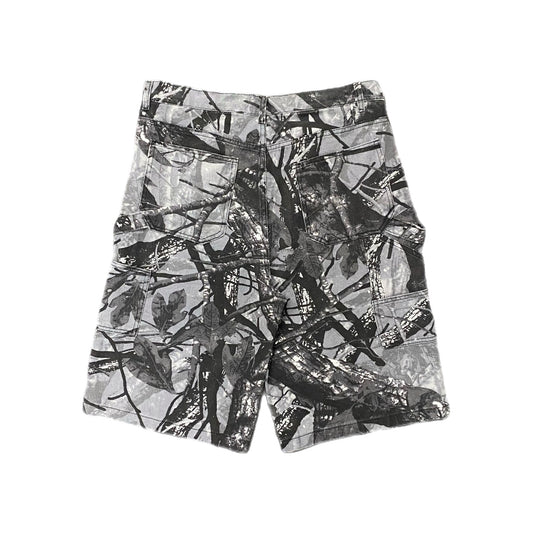BAGGY CARPENTER SHORTS - GREY HUNTING CAMO