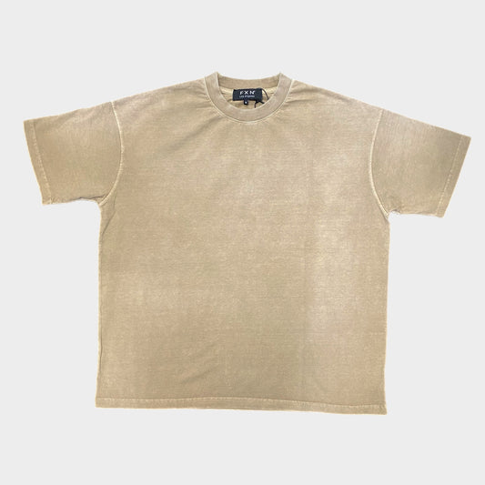 SUN FADED TEE - TAN