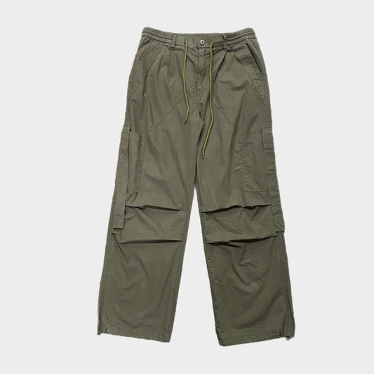 VELCRO PARACHUTE PANT - OLIVE
