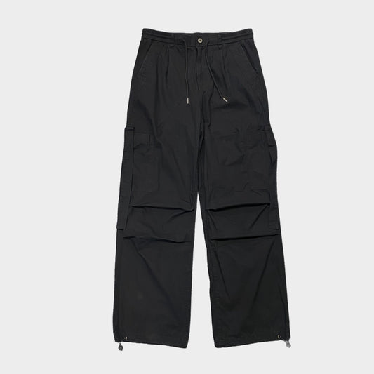 VELCRO PARACHUTE PANT - BLACK
