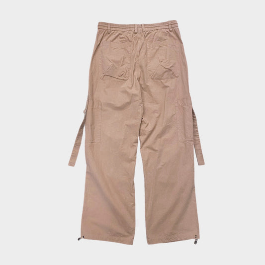 VELCRO PARACHUTE PANT - BROWN