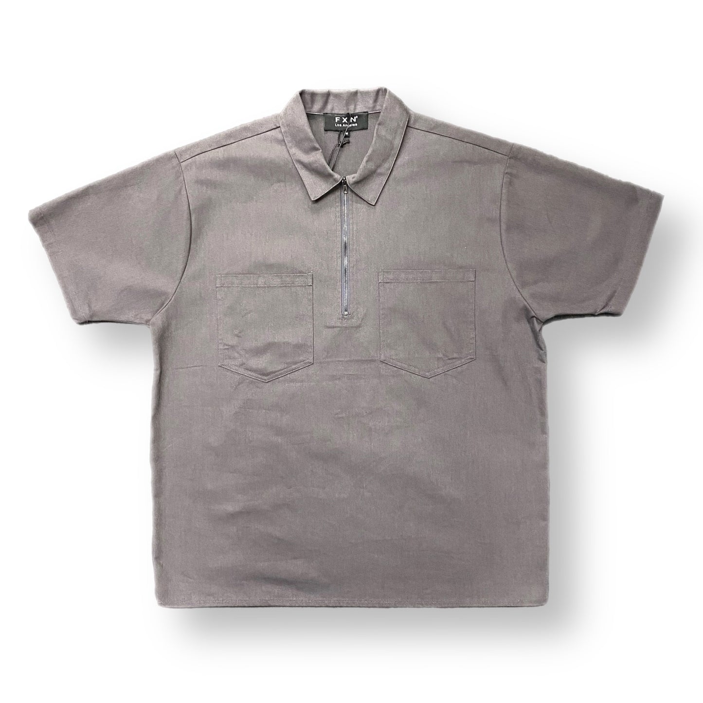 SOLID WORK SHIRT - CHARCOAL