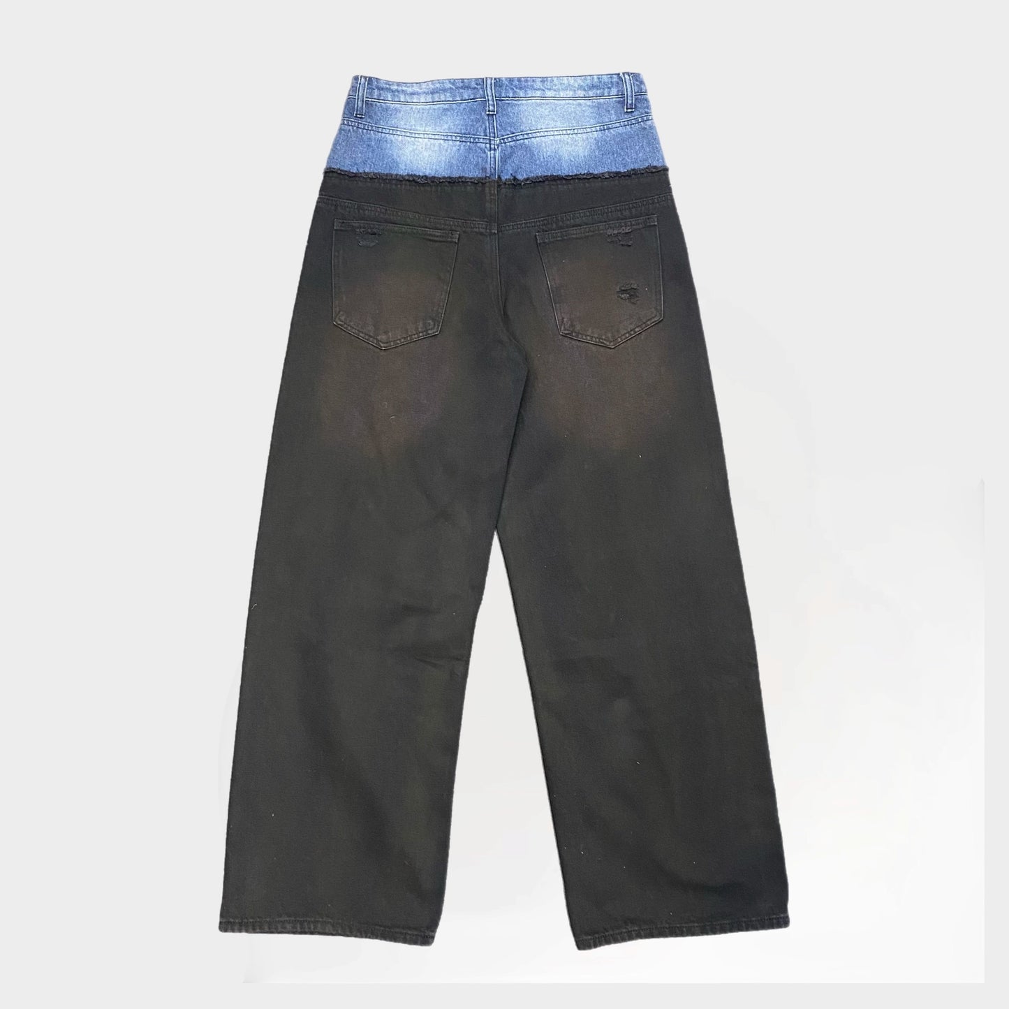 2 LAYER PANTS - BLACK/BLUE