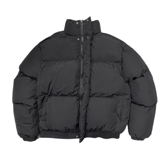 NYLON PUFFER JACKET - BLACK