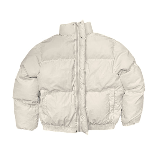 NYLON PUFFER JACKET - BEIGE