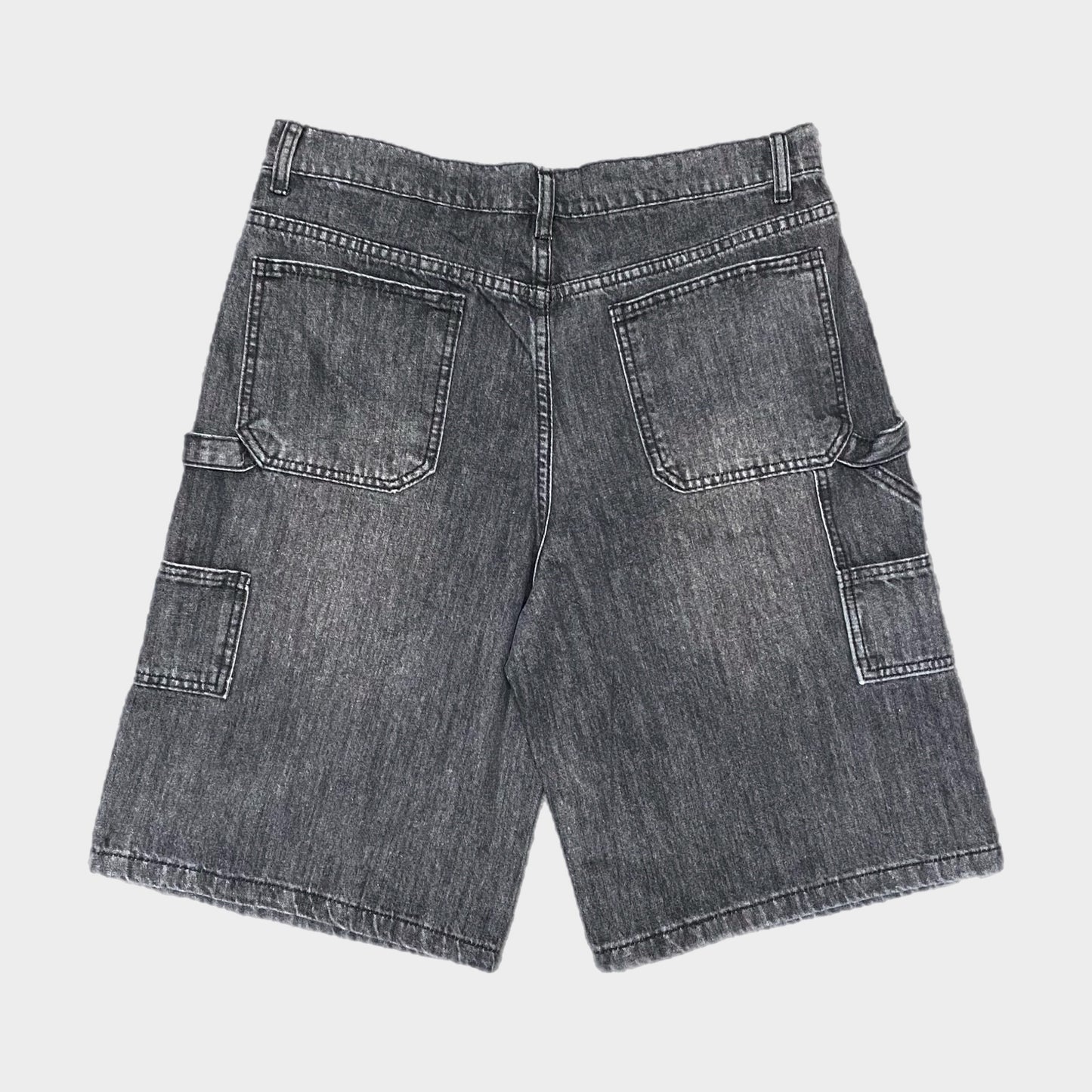 BAGGY CARPENTER SHORTS - FADED BLACK (RETAIL)