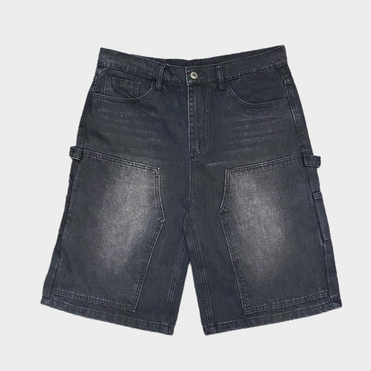 BAGGY CARPENTER SHORTS - BLACK