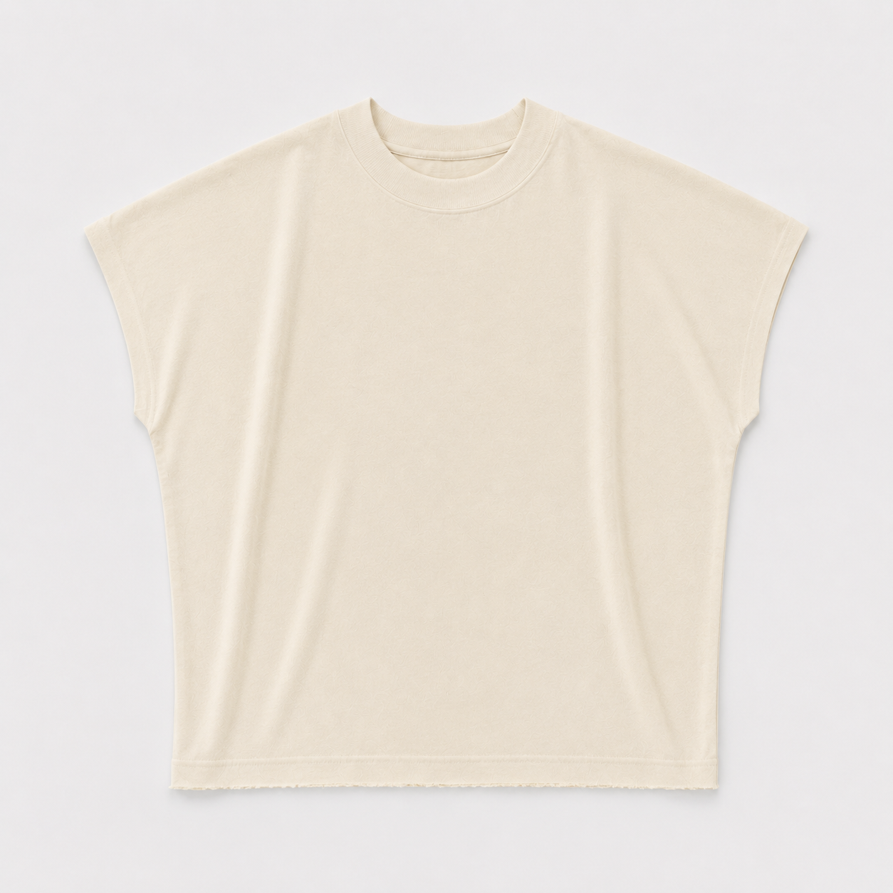 MUSCLE TEE - BEIGE