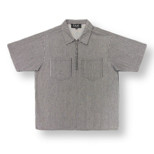 HICKORY SHORT SLEEVE SHIRT - BLACK