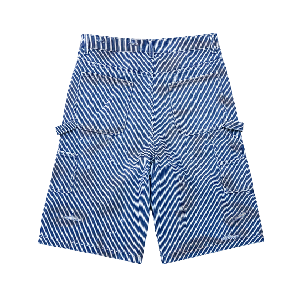 DIRTY WASHED HICKORY PINSTRIPE SHORTS