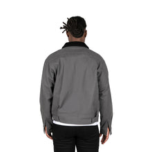 Load image into Gallery viewer, CORDUROY COLLAR JACKET - DARK GREY