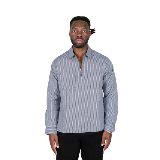 HICKORY LONG SLEEVE SHIRT - NAVY