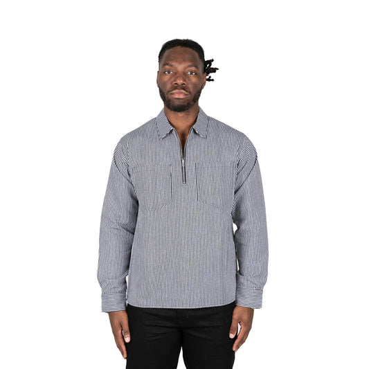 HICKORY LONG SLEEVE SHIRT - BLACK