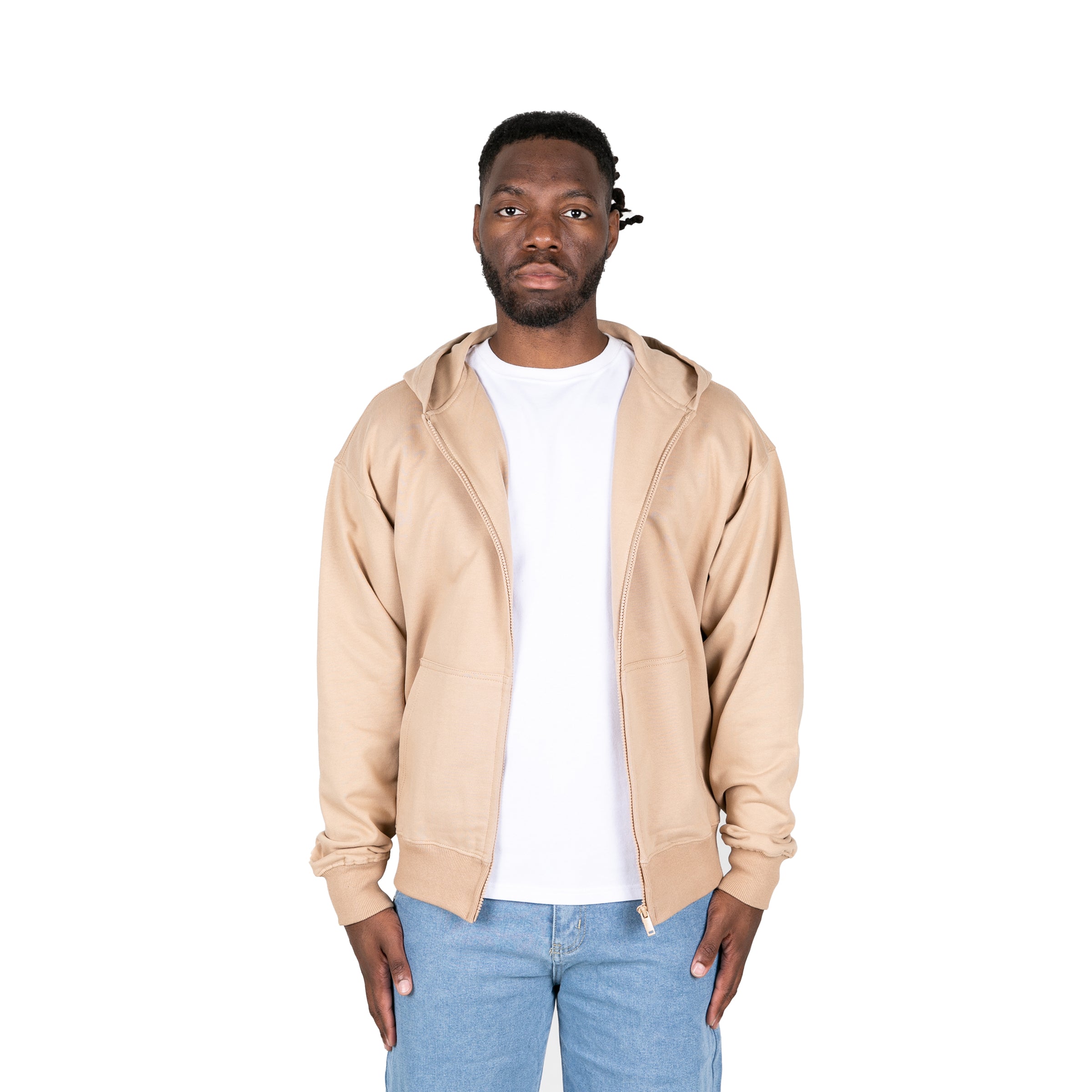 ZIPUP HOODIE(BLACK) – ANCELLM