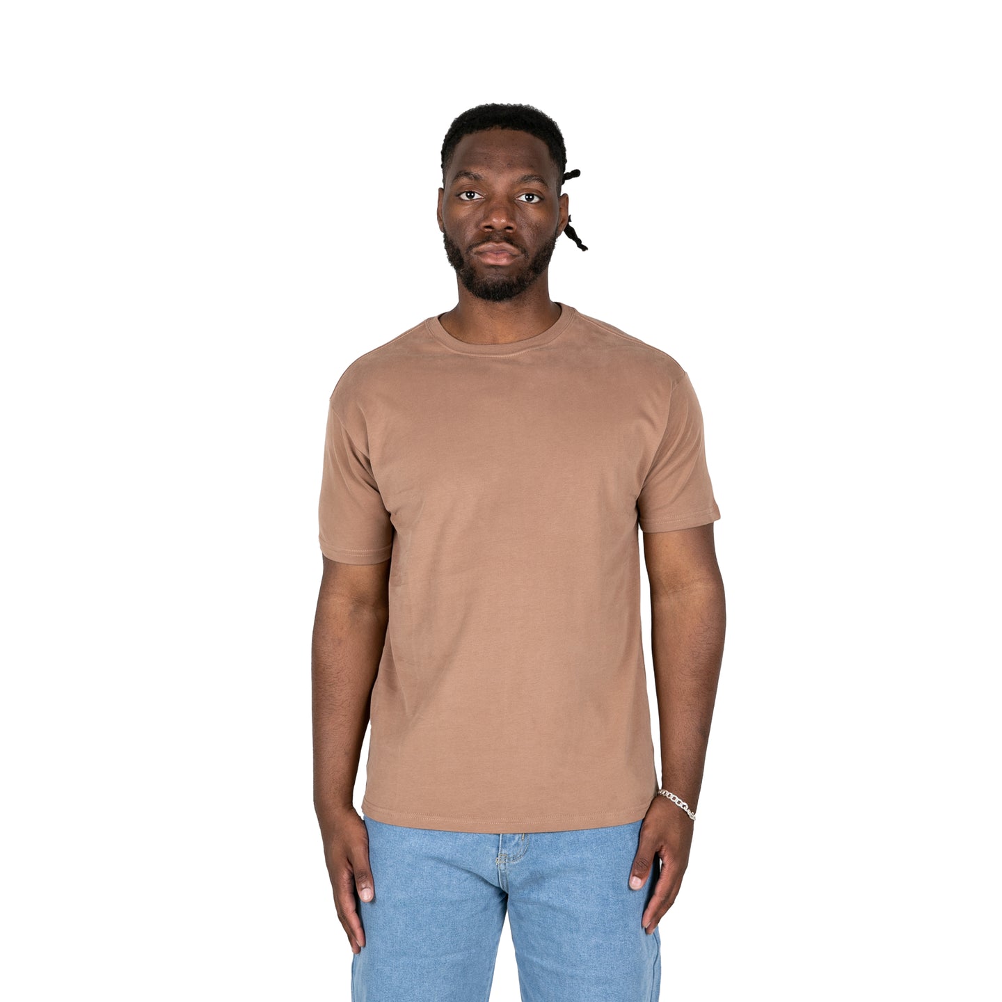 BASIC TEE - BROWN