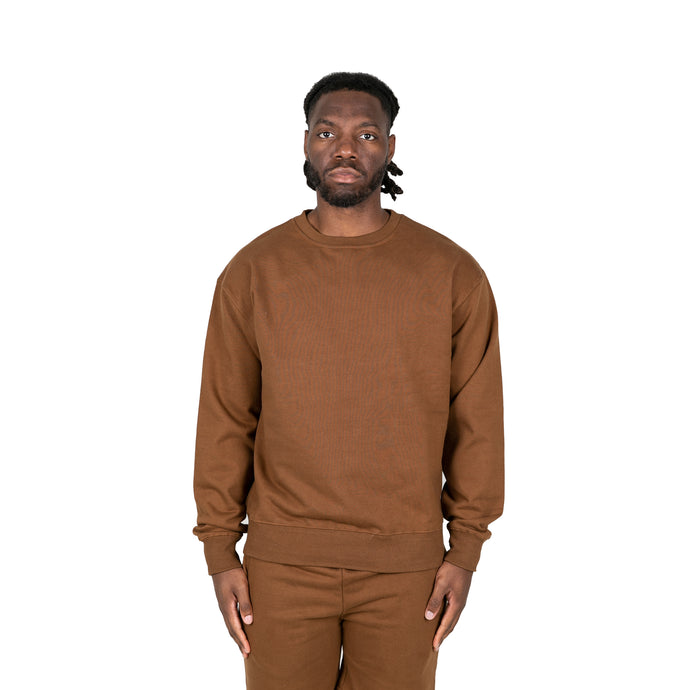 CREWNECK - BROWN