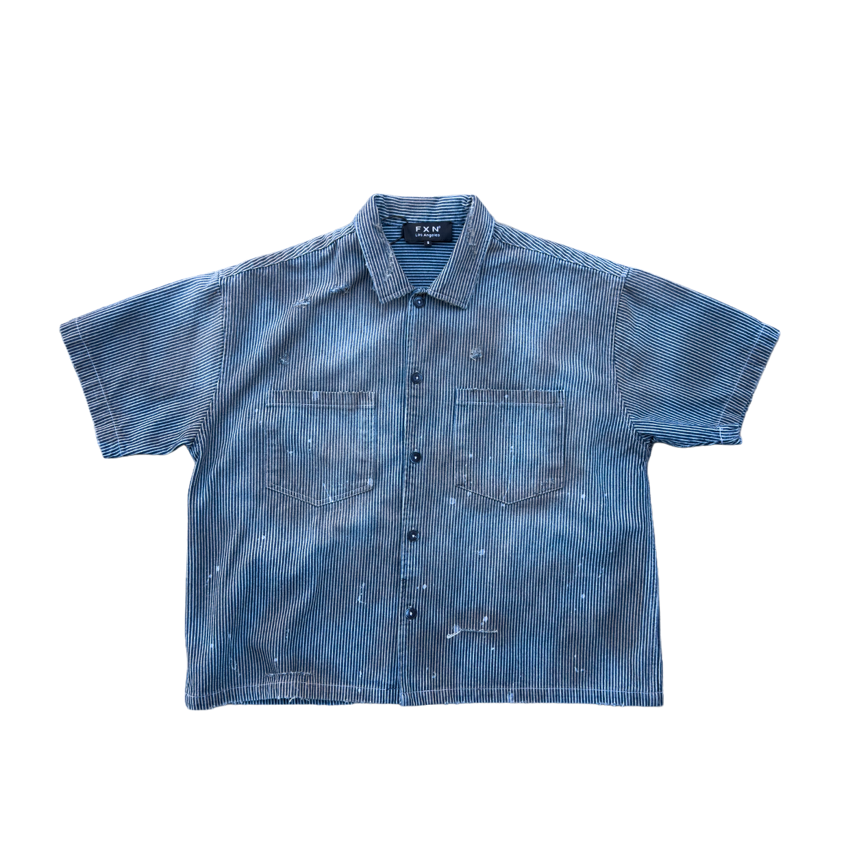 DIRTY WASHED HICKORY PINSTRIPE SHIRT