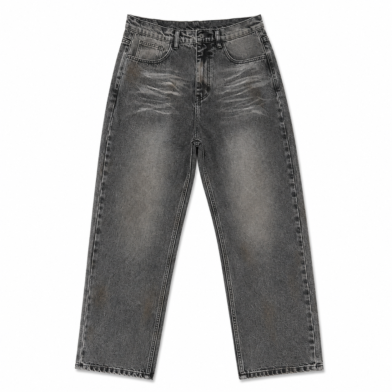 DIRTY WASHED WHISKER DENIM
