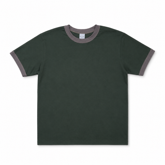 RINGER TEE - OLIVE