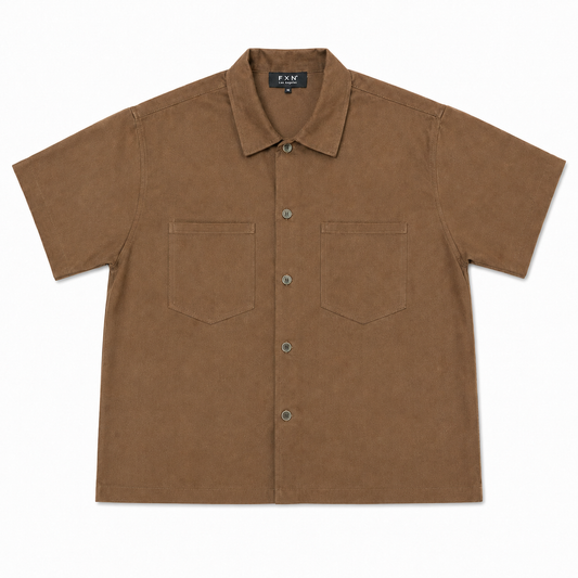 CROPPED BUTTON UP