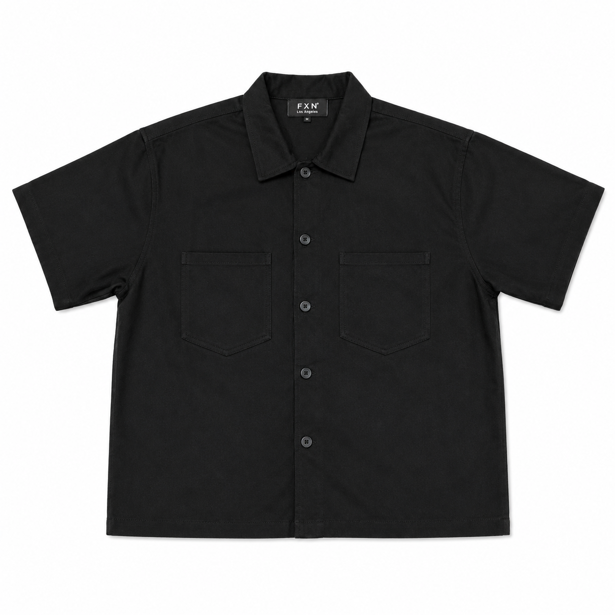 CROPPED BUTTON UP