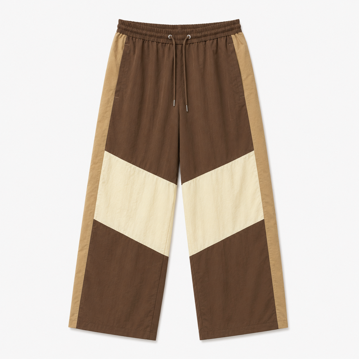 THE FINALS NYLON TRACK PANT - BROWN