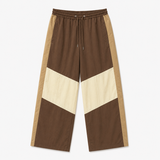 THE FINALS NYLON TRACK PANT - BROWN
