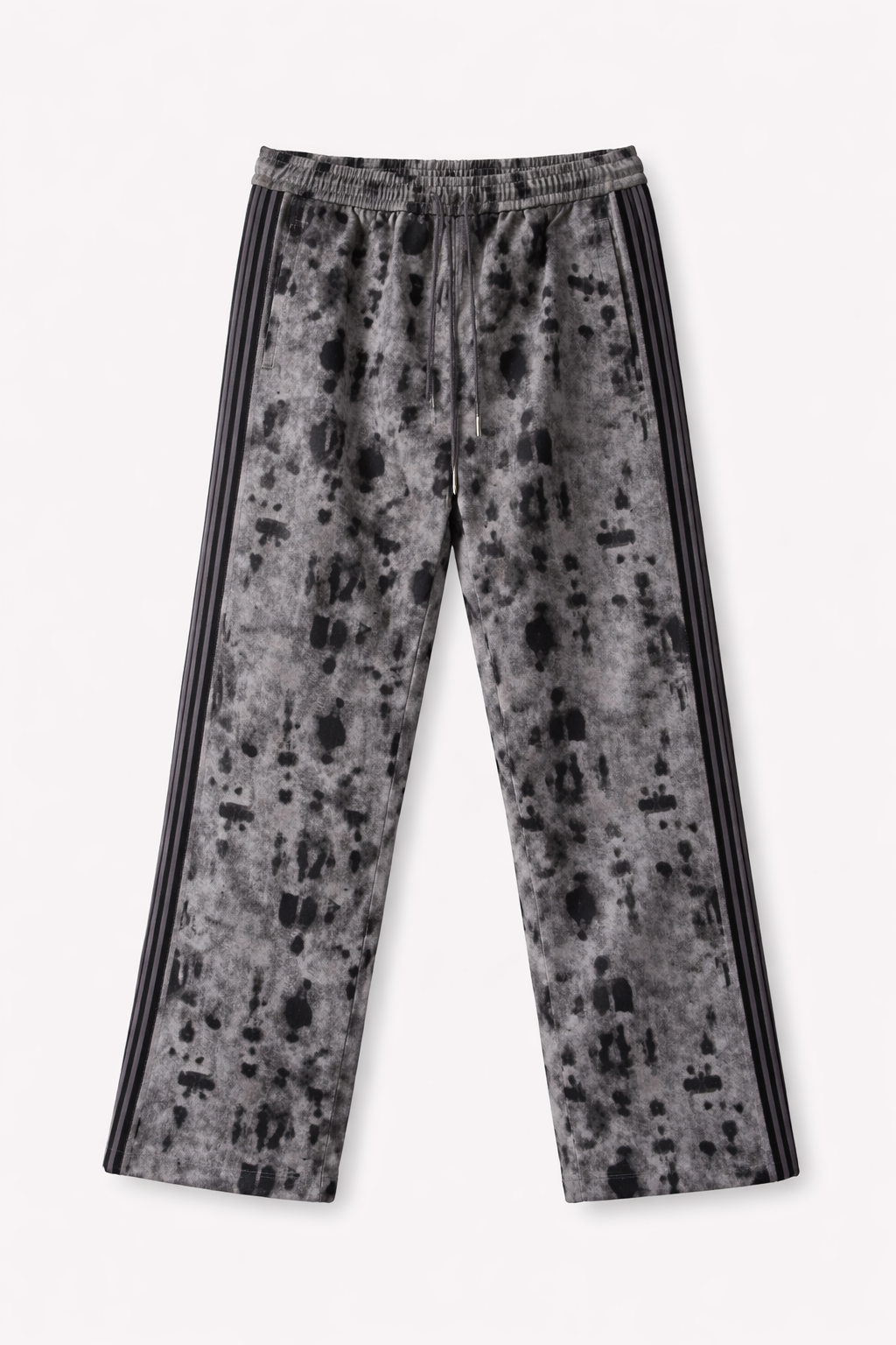 CHEETAH DENIM TRACK PANT - CHARCOAL