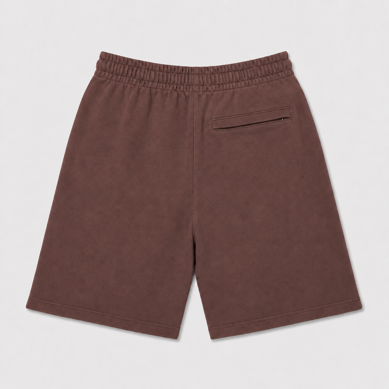 EXTRA BAGGY FRENCH TERRY SHORTS - BROWN