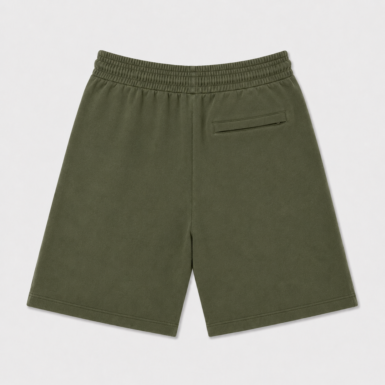 EXTRA BAGGY FRENCH TERRY SHORTS - OLIVE