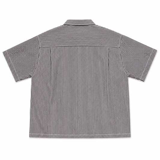 CROPPED HICKORY BUTTON UP