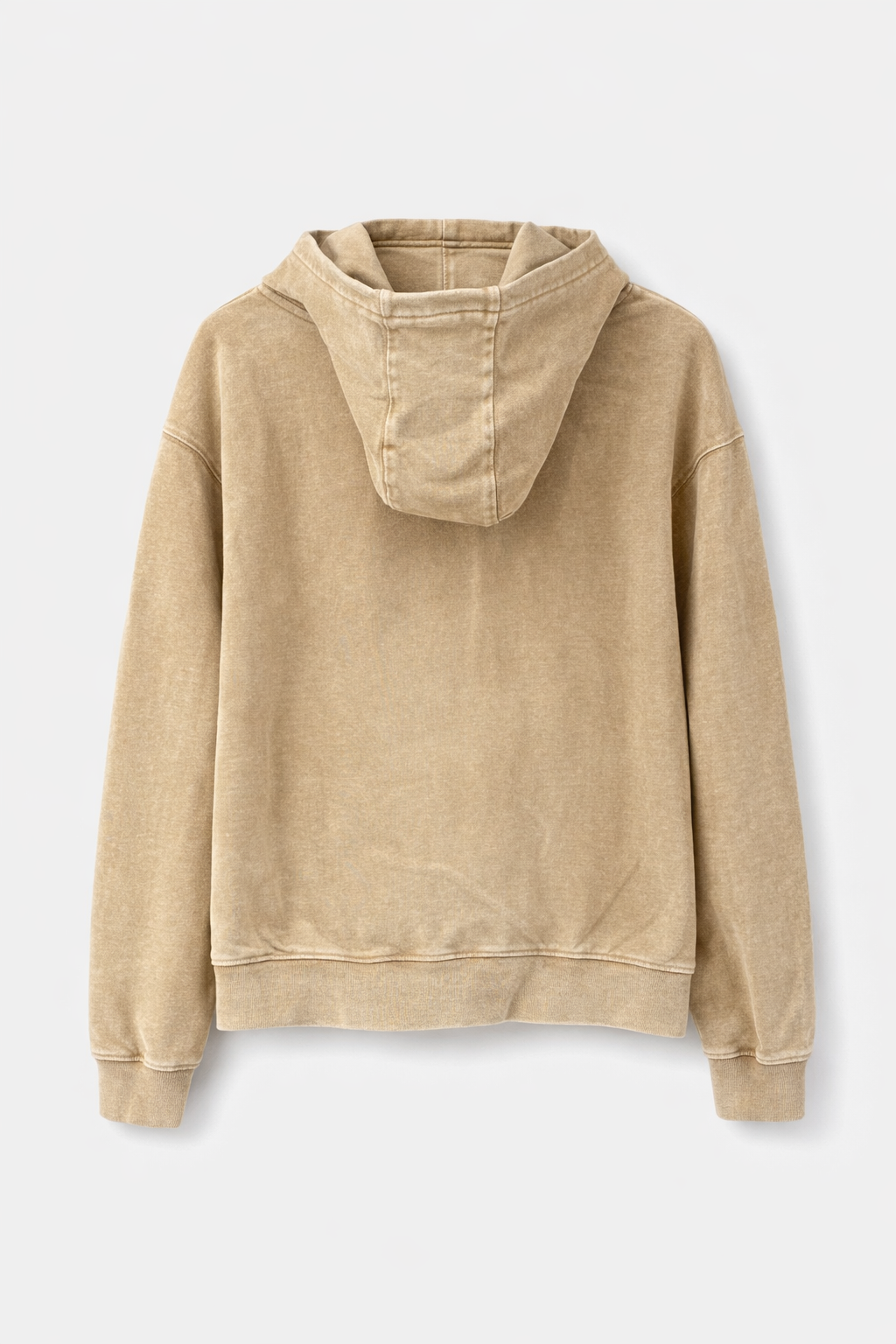 VINTAGE WASH ZIP HOODIE - TAN – FXN menswear VINTAGE WASH ZIP HOODIE - TAN – FXN menswear