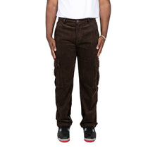 Load image into Gallery viewer, CORDUROY CARGO PANT - BROWN