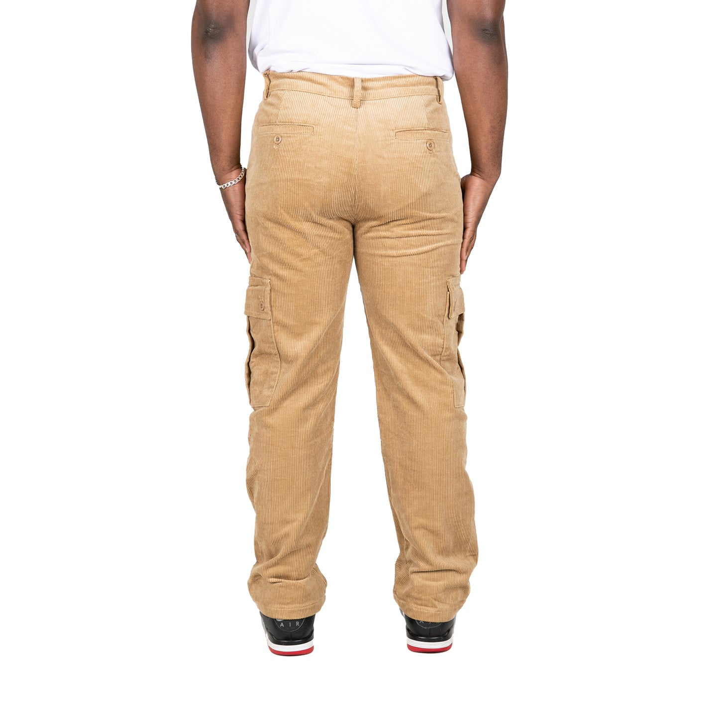 CORDUROY CARGO PANT - KHAKI