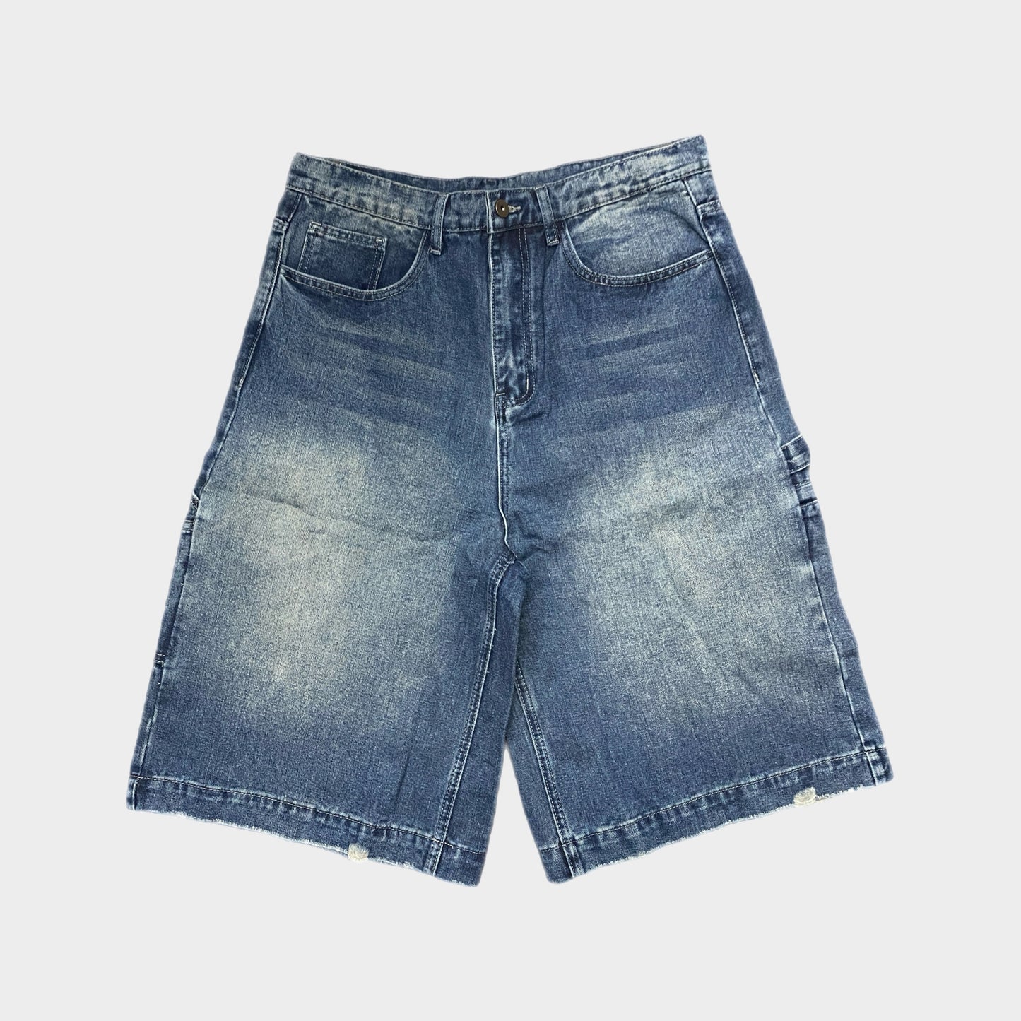EXTRA BAGGY CARPENTER SHORTS - DARK BLUE