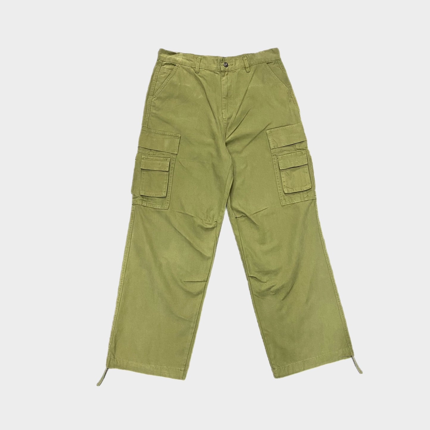 DOUBLE CARGO MILITARY BAGGY PANT - OLIVE