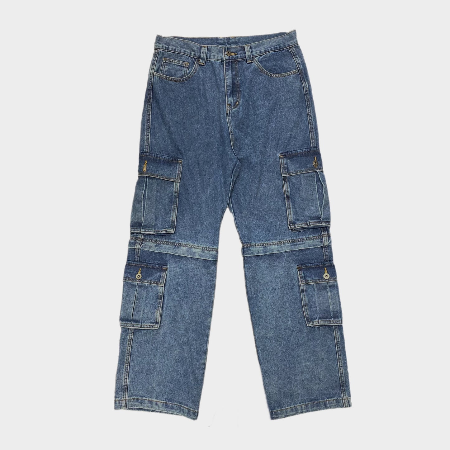 2 IN 1 PANTS - MEDIUM BLUE