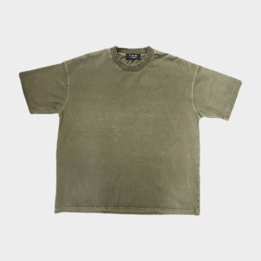 VINTAGE WASH TEE - OLIVE