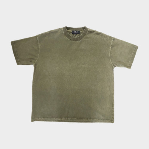 VINTAGE WASH TEE - OLIVE