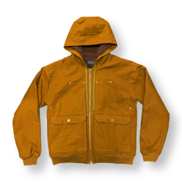 SHERPA WORK JACKET - BROWN