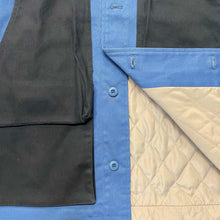 Load image into Gallery viewer, TWO TONE QUILTED WORK JACKET - ASH BLUE